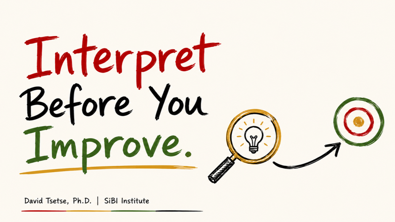 Interpret Before You Improve: Why Understanding Organizational Reality Matters